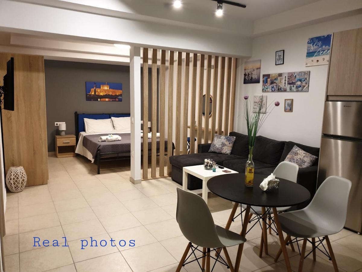 Apartmán Blue - Comfy Center Rodos Asgourou Exteriér fotografie